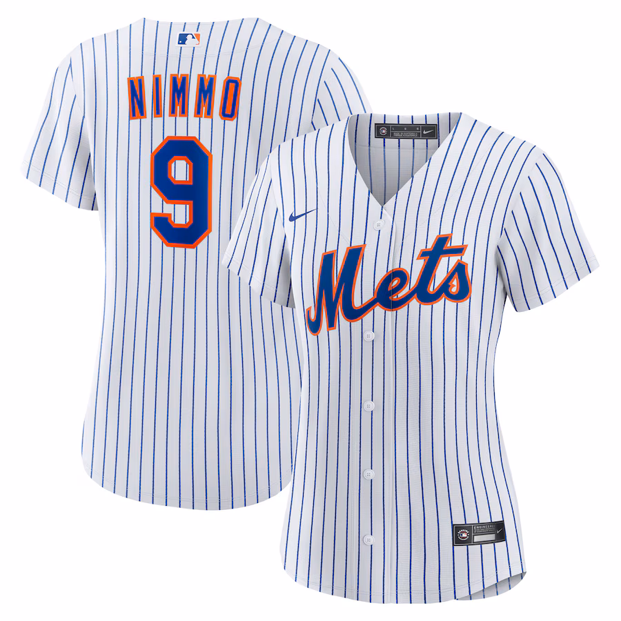 Women's New York Mets Brandon Nimmo Nike White Home Replica Jersey - Ujersey