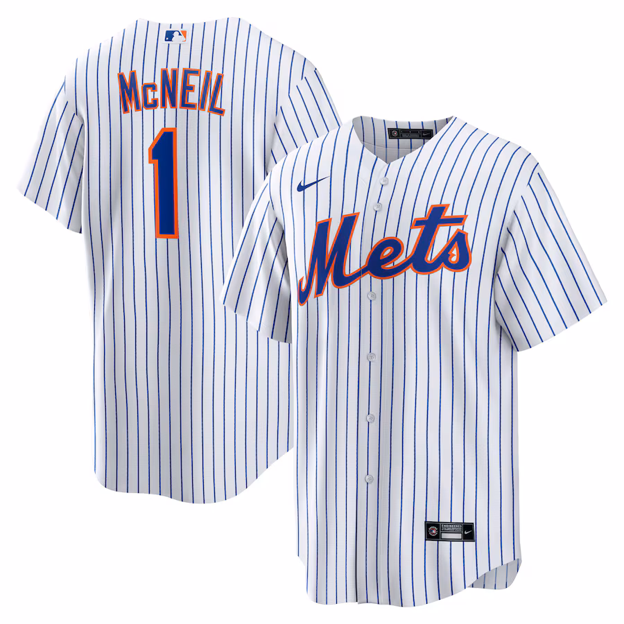 Men's New York Mets Jeff McNeil Nike White Home Replica Player Jersey - Ujersey