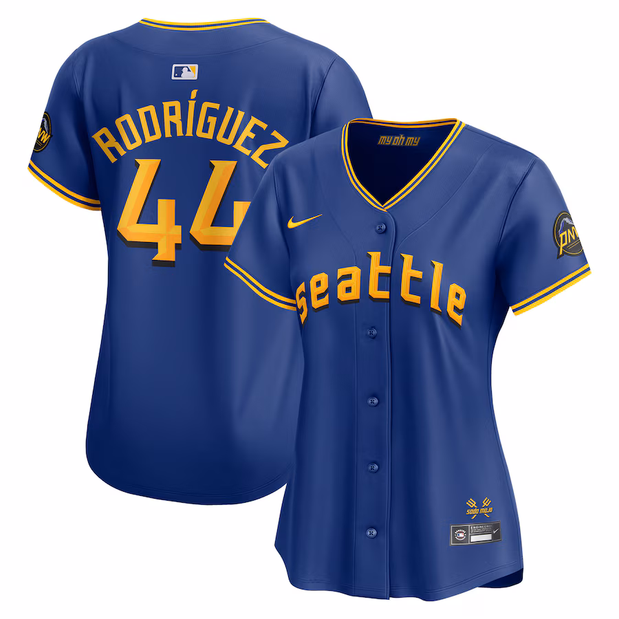 Women's Seattle Mariners Julio Rodriguez Nike Royal City Connect Limited Player Jersey - Ujersey