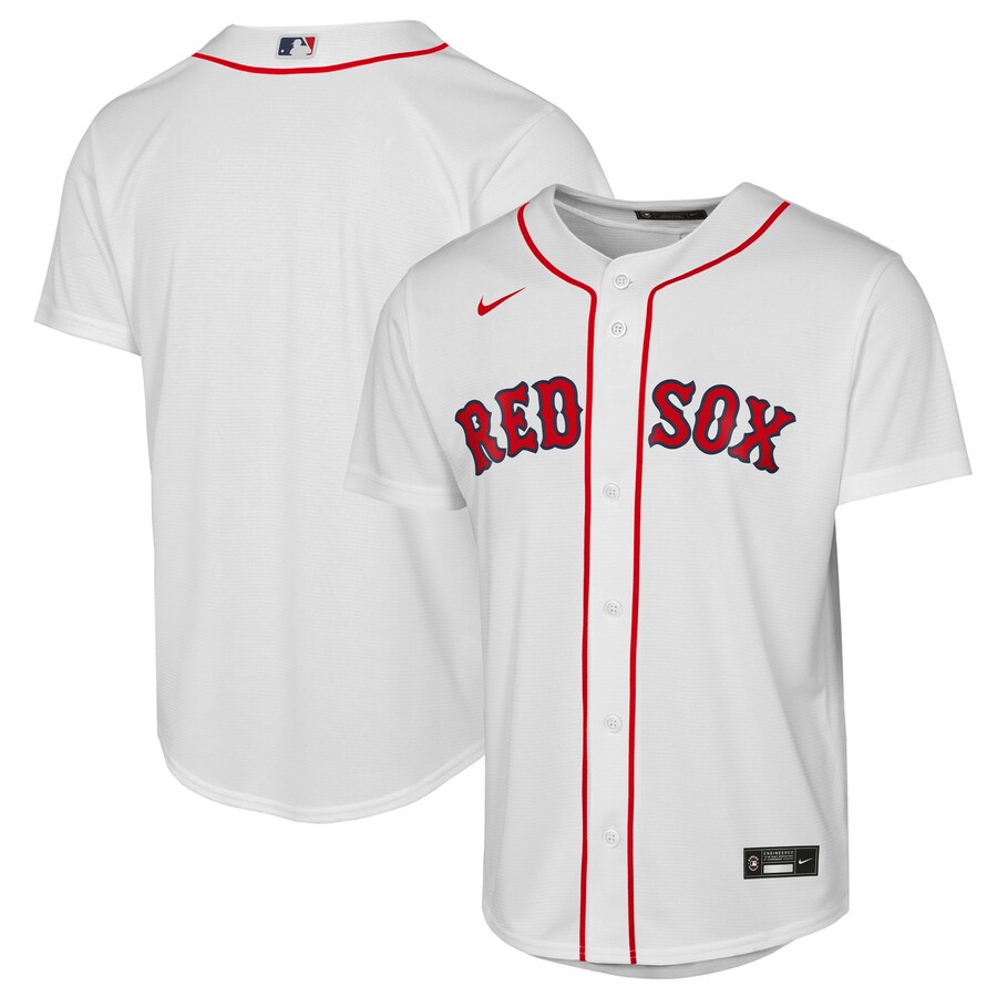 Youth Boston Red Sox Nike White Home Replica Jersey - Ujersey
