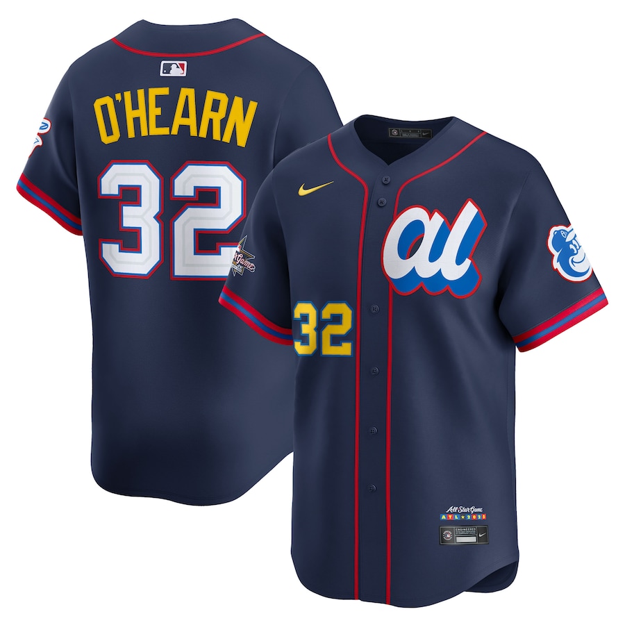 Men's American League Ryan O'Hearn Nike Navy 2025 All-Star Edition Limited Player Jersey - Ujersey