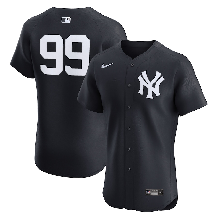 Men's New York Yankees Aaron Judge Nike Navy Alternate 2 Elite Jersey - Ujersey