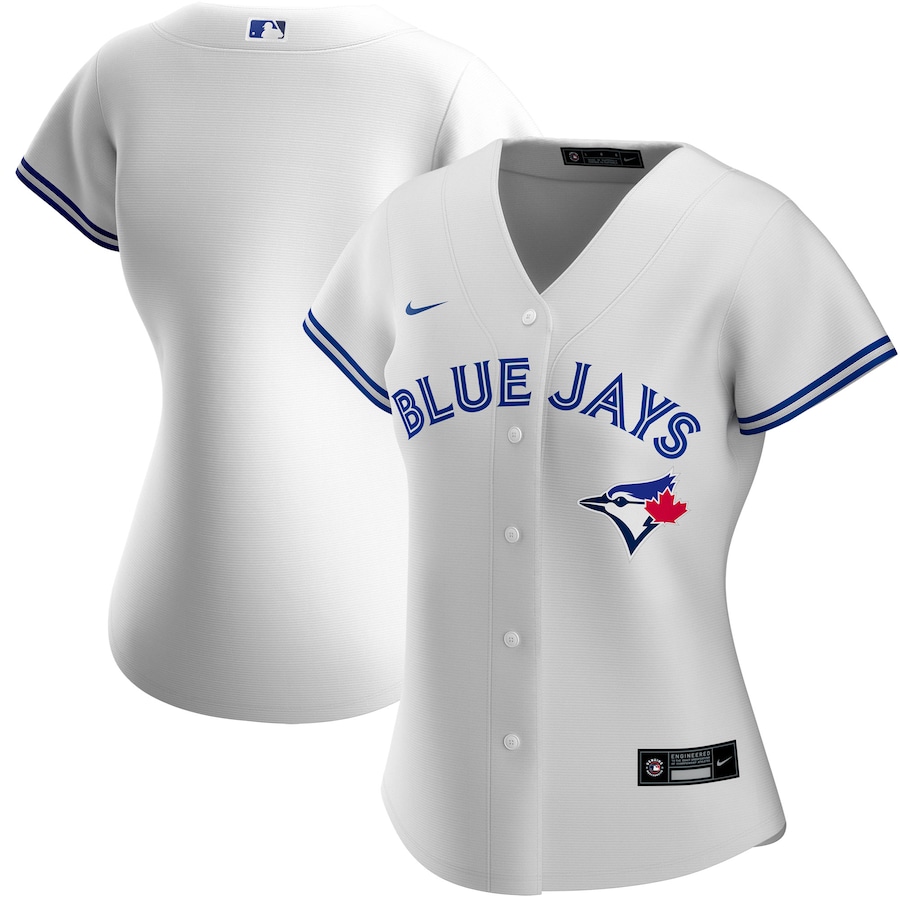 Women's Toronto Blue Jays Nike White Home Replica Team Jersey - Ujersey