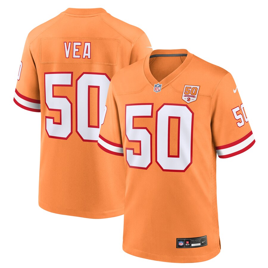 Men's Tampa Bay Buccaneers Vita Vea Nike Creamsicle 50th Season Game Jersey - Ujersey