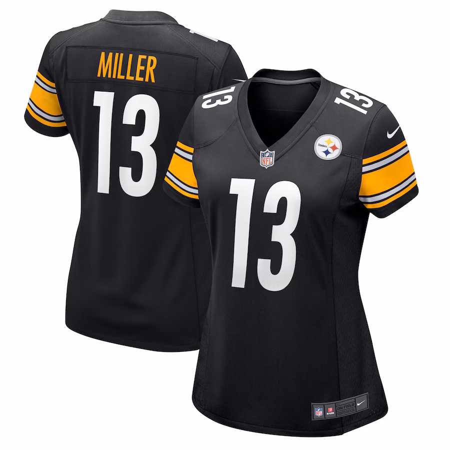Women's Pittsburgh Steelers Scotty Miller Nike Black Team Game Jersey - Ujersey