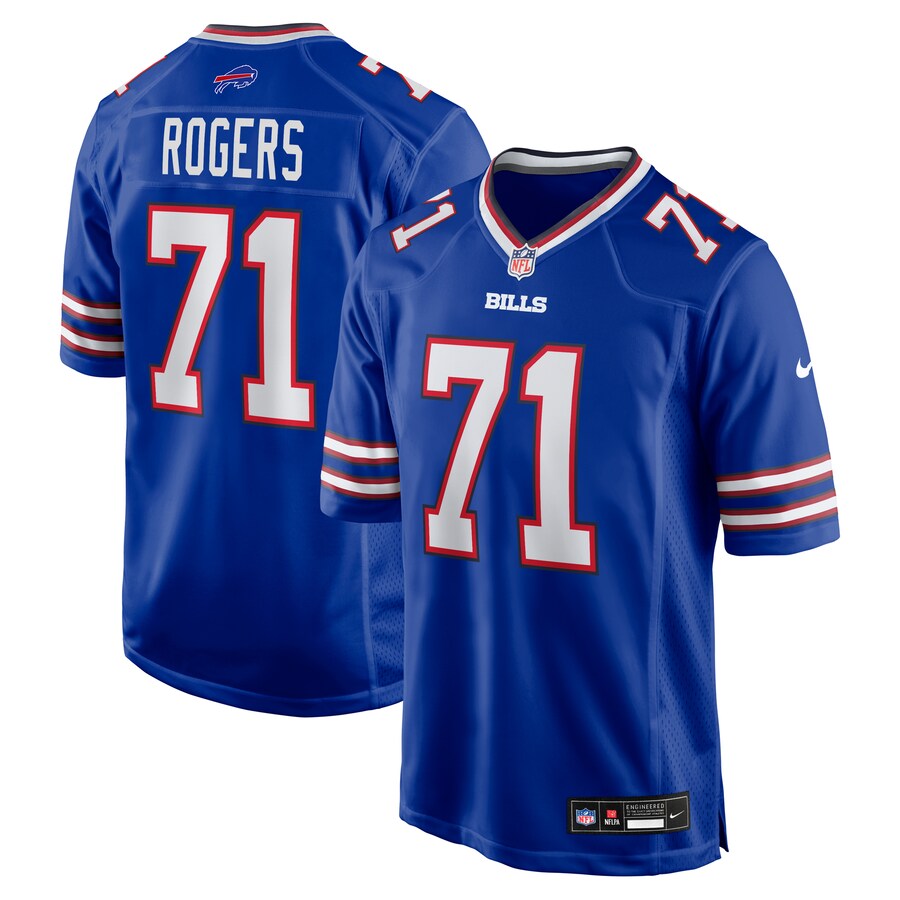 Men's Buffalo Bills Casey Rogers Nike Royal Team Game Jersey - Ujersey