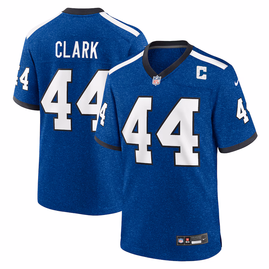 Men's Indianapolis Colts Dallas Clark Nike Blue Retired Player Alternate Game Jersey - Ujersey