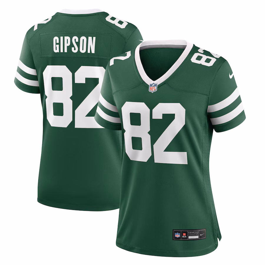Women's New York Jets Xavier Gipson Nike Legacy Green Game Jersey - Ujersey