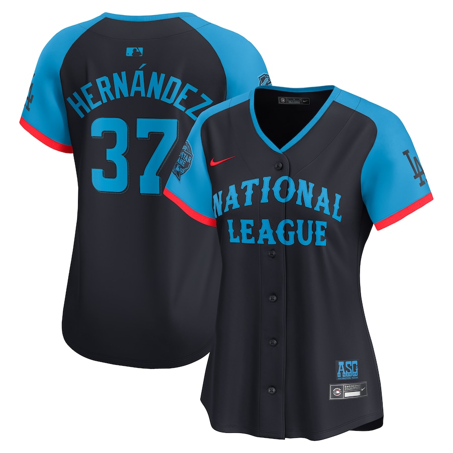 Women's National League Teoscar Hernandez Nike Navy 2024 MLB All-Star Game Limited Player Jersey - Ujersey