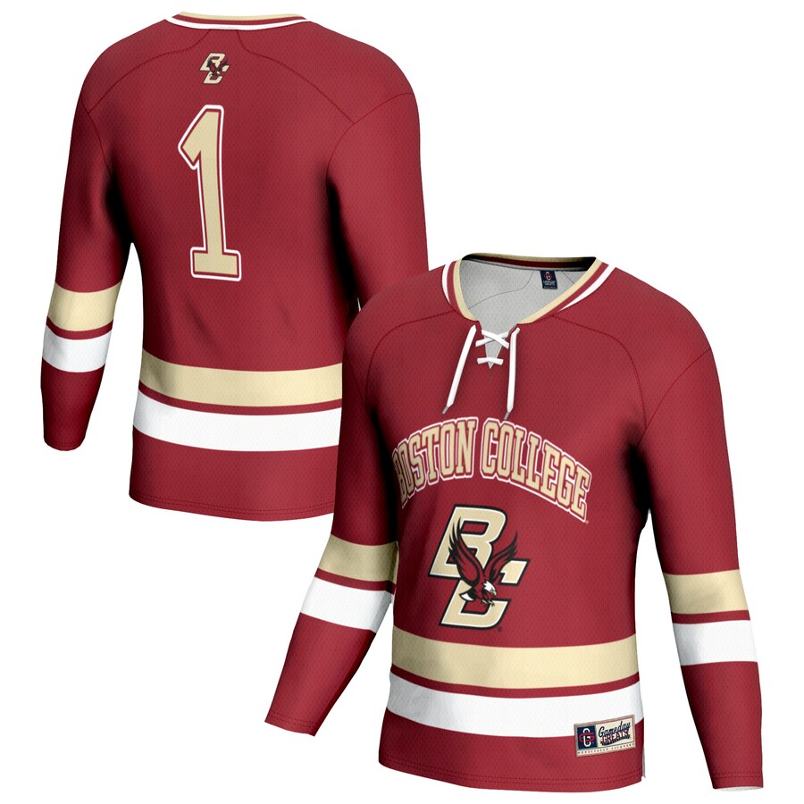 Youth  Maroon Boston College Eagles Lightweight Women's Hockey Team Fashion Jersey - Ujersey