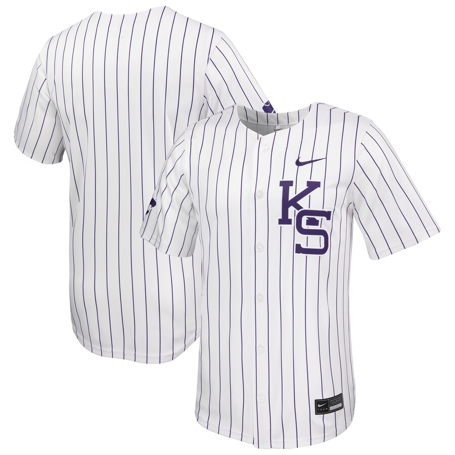 Men's Nike White Kansas State Wildcats Limited Baseball Jersey - Ujersey