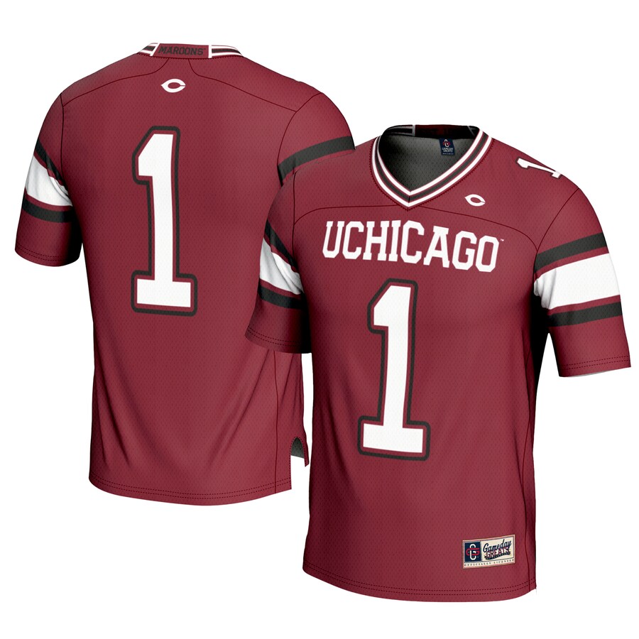 Youth GameDay Greats #1 Maroon UChicago Maroons Football Jersey - Ujersey