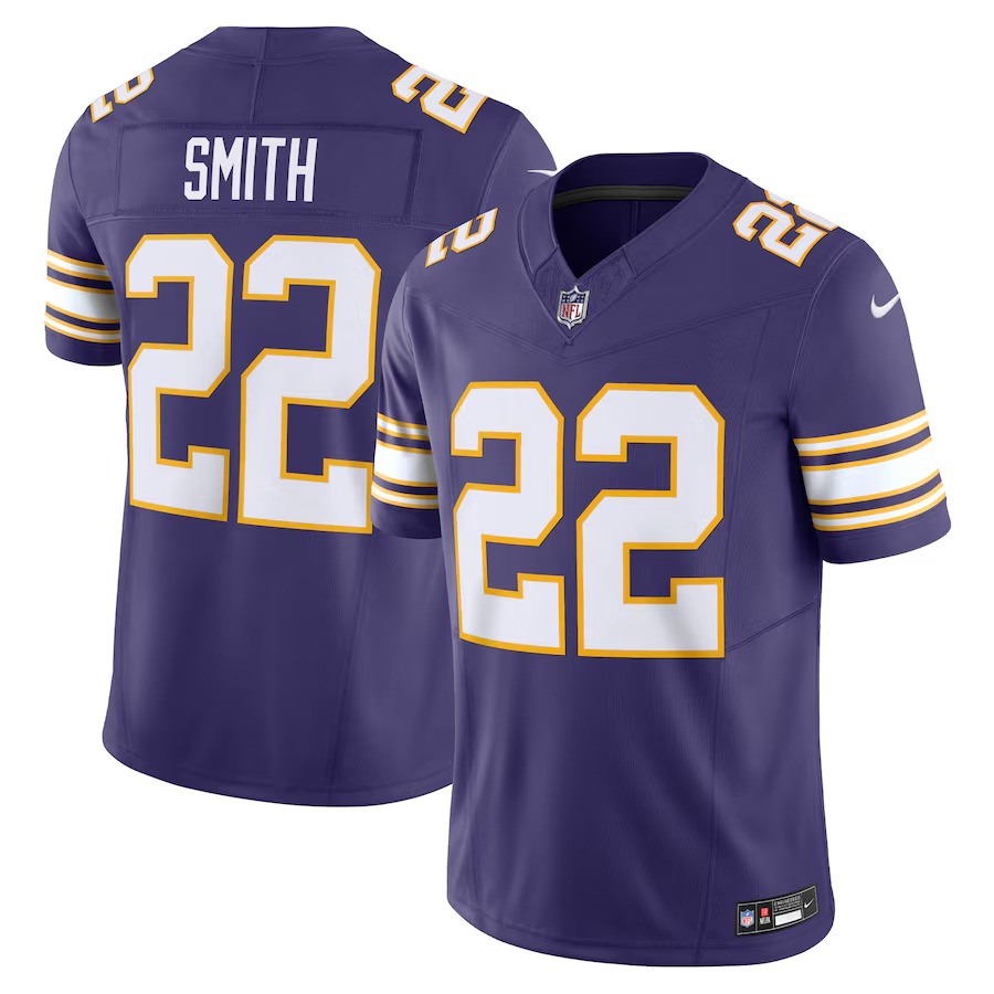 Men's Minnesota Vikings Harrison Smith Nike Purple Vapor F.U.S.E. Limited Jersey - Ujersey