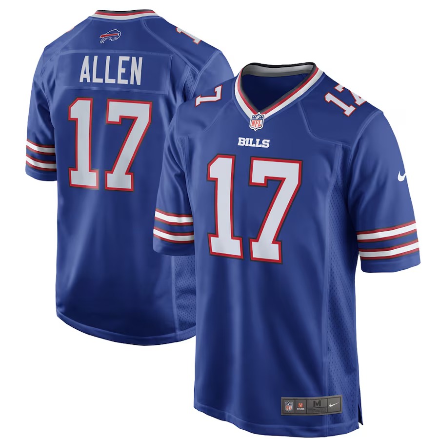 Men's Buffalo Bills Josh Allen Nike Royal Game Player Jersey - Ujersey