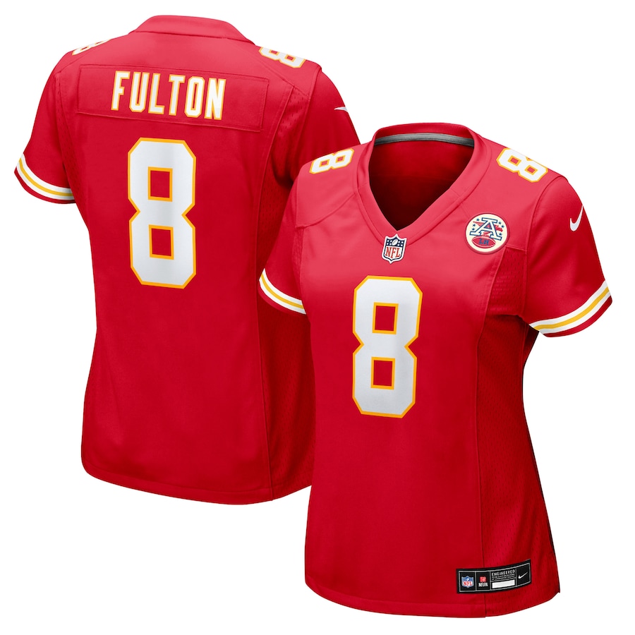 Women's Kansas City Chiefs Kristian Fulton Nike Red Team Game Jersey - Ujersey