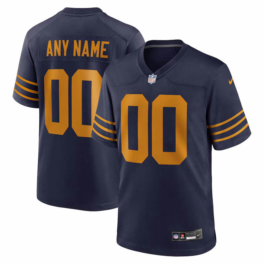 Men's Green Bay Packers Nike Navy The 1923 Classic Game Custom Jersey - Ujersey