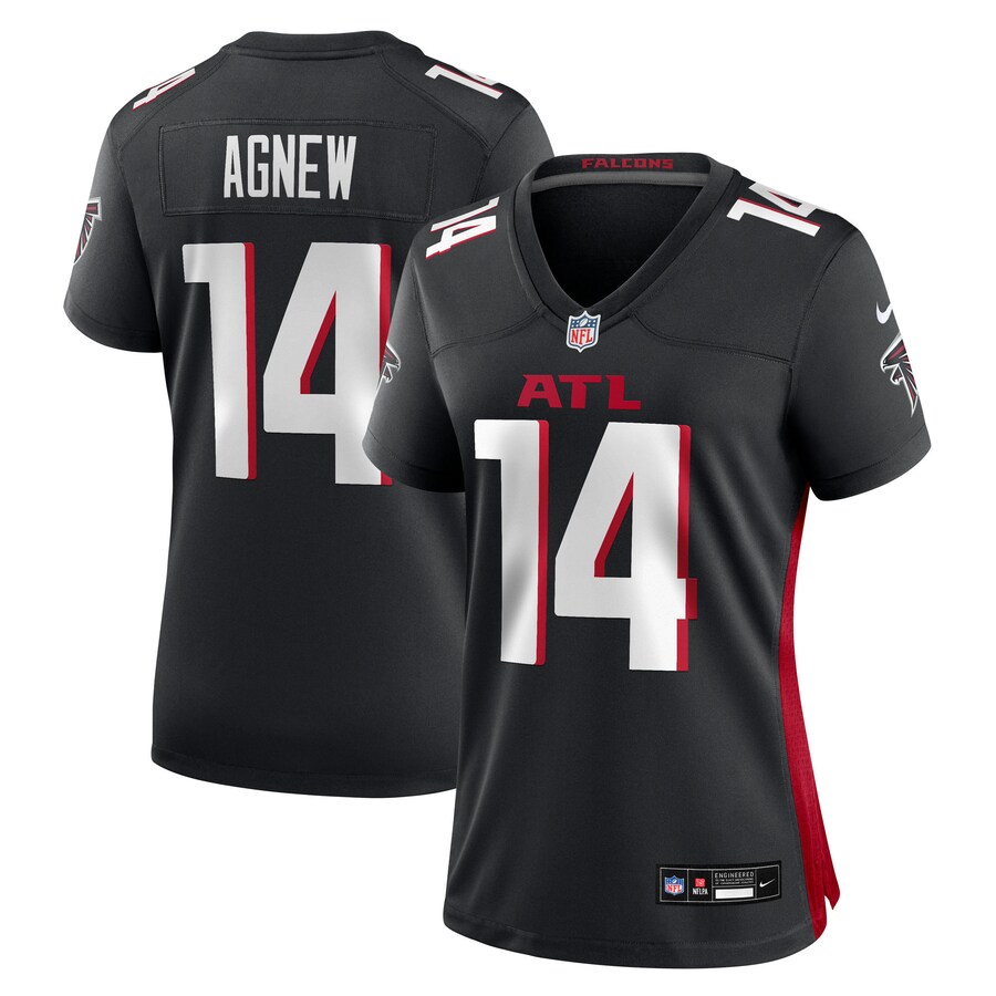 Women's Atlanta Falcons Jamal Agnew Nike Black Team Game Jersey - Ujersey