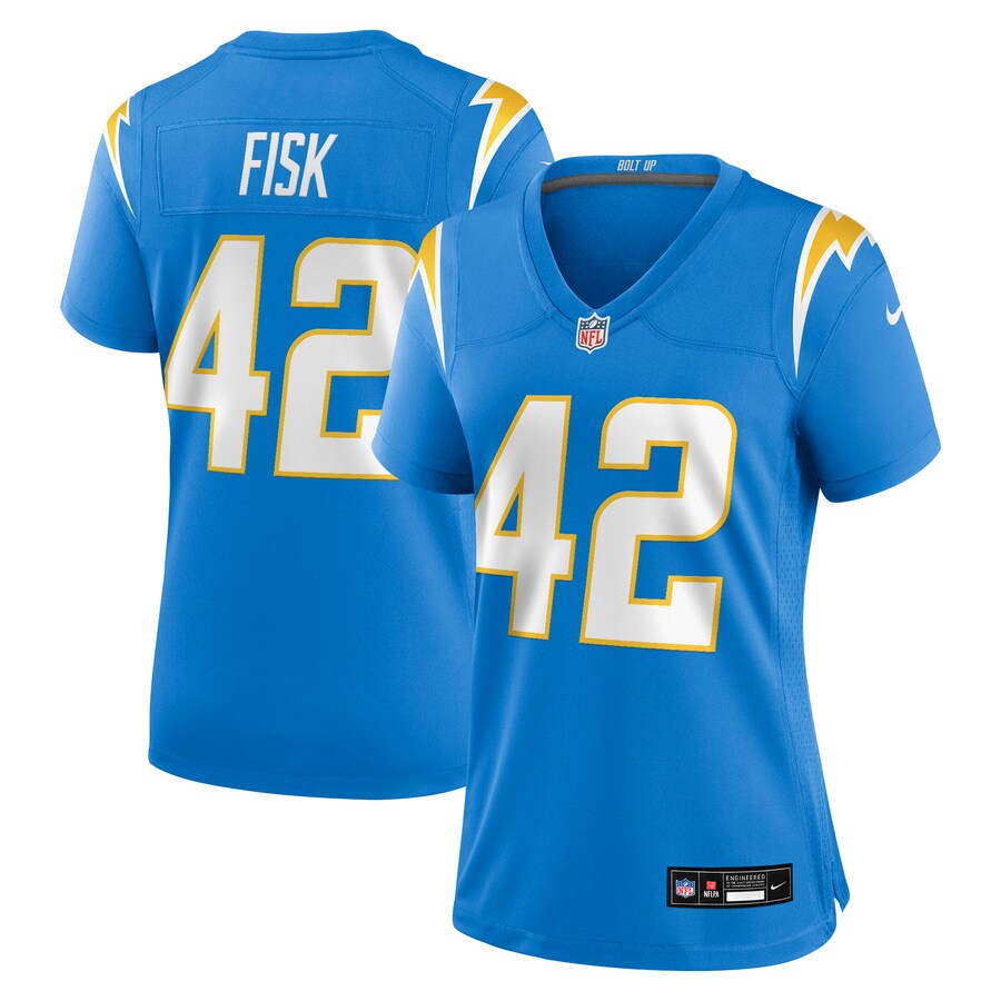 Women's Los Angeles Chargers Tucker Fisk Nike Powder Blue Team Game Jersey - Ujersey