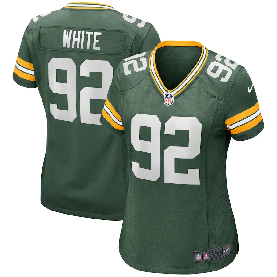 Women's Green Bay Packers Reggie White Nike Green Game Retired Player Jersey - Ujersey