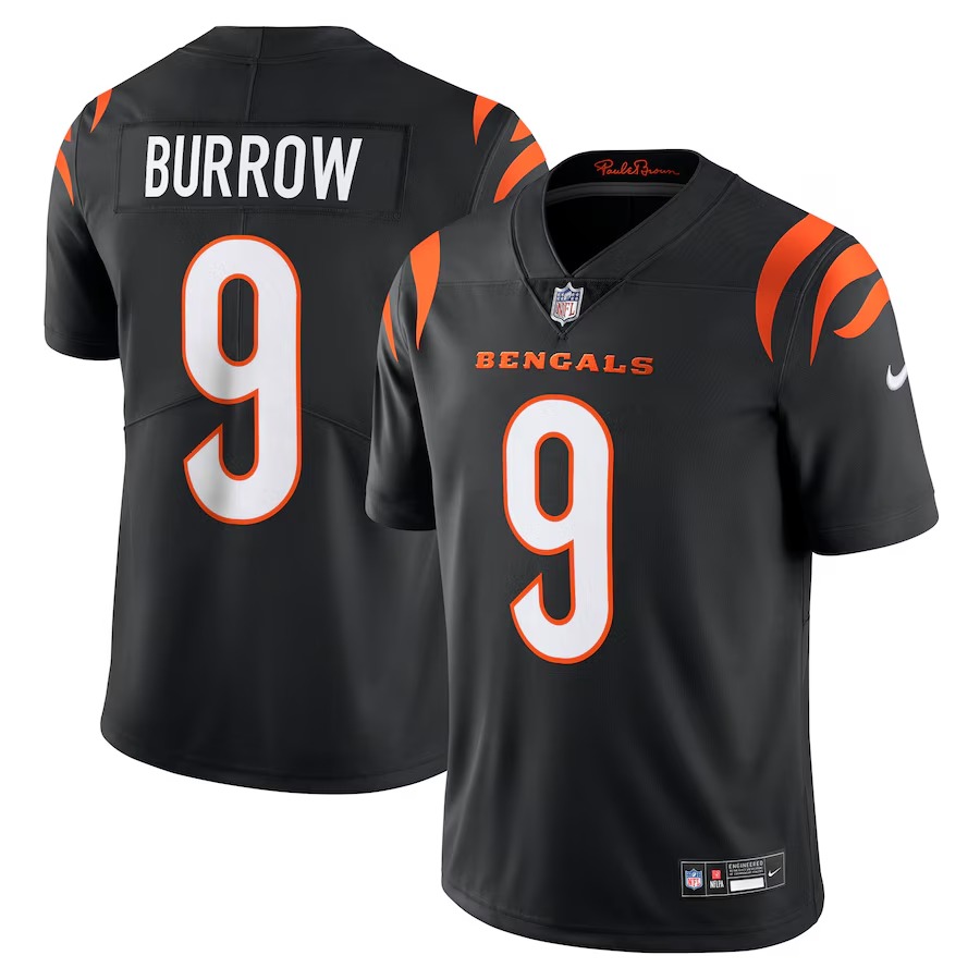 Men's Cincinnati Bengals Joe Burrow Nike Black  Vapor Untouchable Limited Jersey - Ujersey