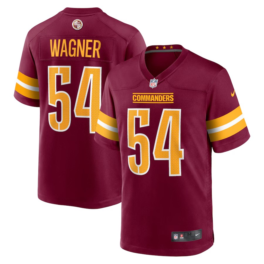 Men's Washington Commanders Bobby Wagner Nike Burgundy Game Player Jersey - Ujersey