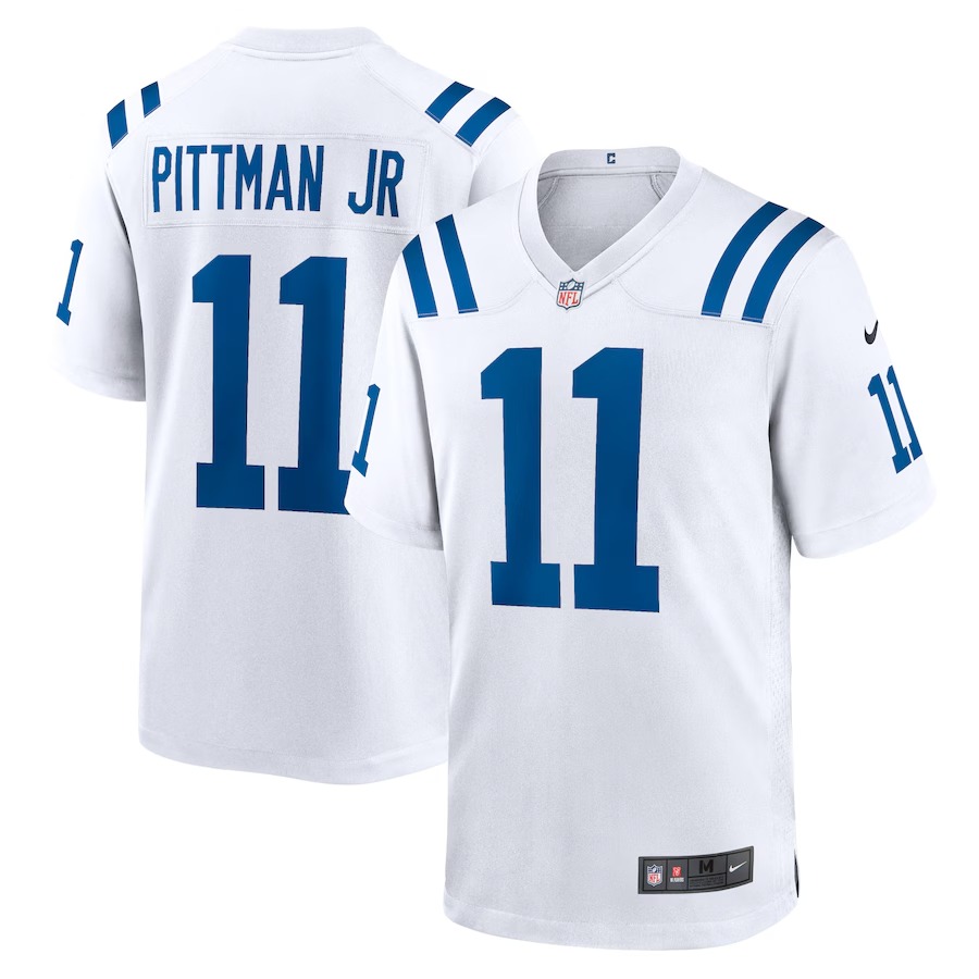 Men's Indianapolis Colts Michael Pittman Jr. Nike White Game Jersey - Ujersey