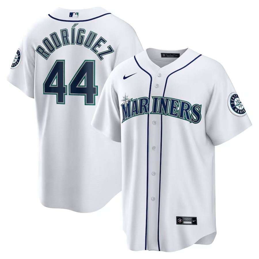 Men's Seattle Mariners Julio Rodríguez Nike White Home Replica Jersey - Ujersey