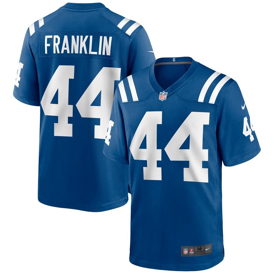 Men's Indianapolis Colts Zaire Franklin Nike Royal Game Jersey - Ujersey