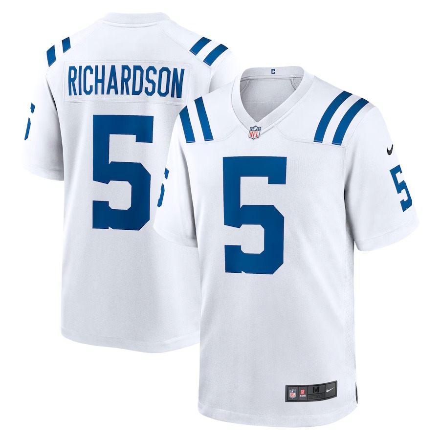 Men's Indianapolis Colts Anthony Richardson Nike White 2023 NFL Draft First Round Pick Game Jersey - Ujersey