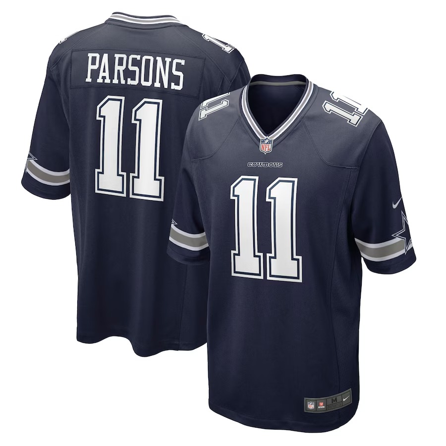 Youth Dallas Cowboys Micah Parsons Nike Navy Game Jersey - Ujersey
