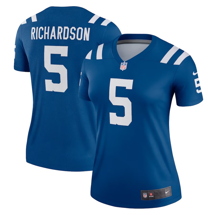 Women's Indianapolis Colts Anthony Richardson Nike Royal Legend Player Performance Top - Ujersey