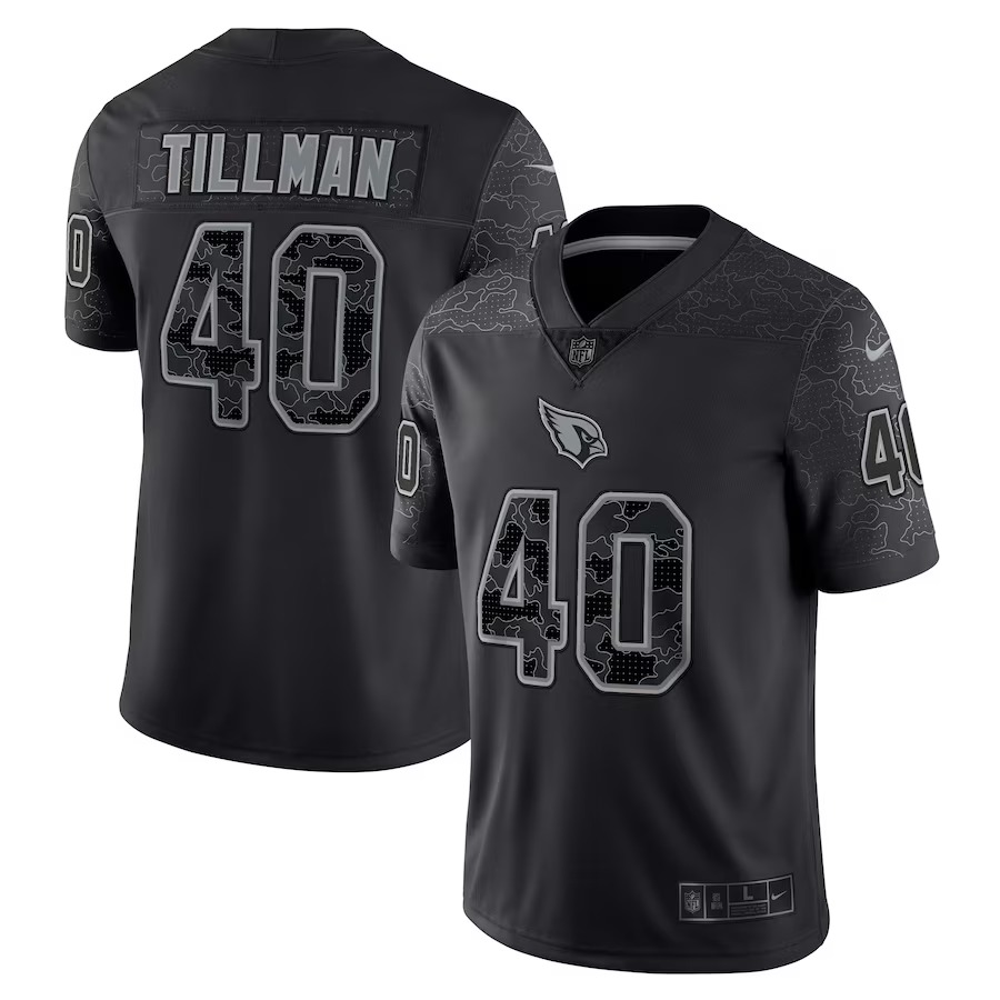 Men's Arizona Cardinals Pat Tillman Nike Black Retired Player RFLCTV Limited Jersey - Ujersey