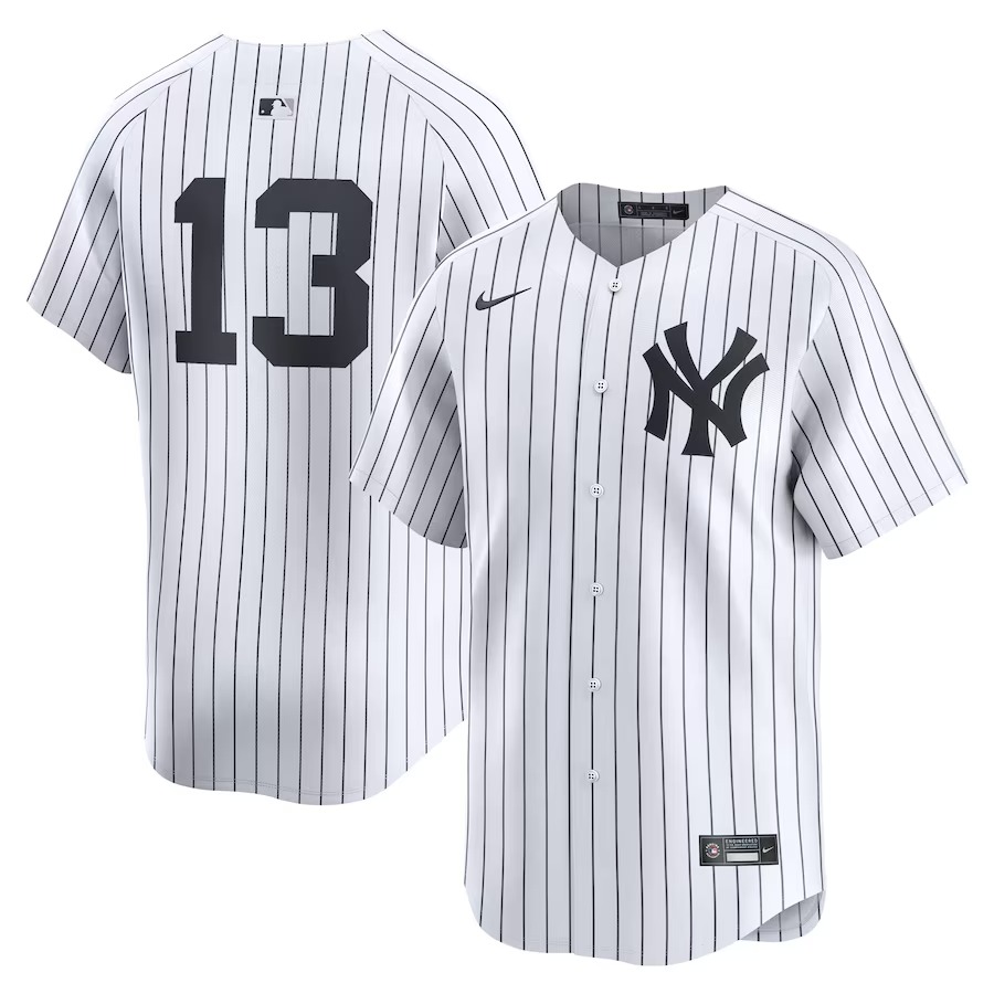 Men's New York Yankees Jazz Chisholm Jr. Nike White Home Limited Player Jersey - Ujersey