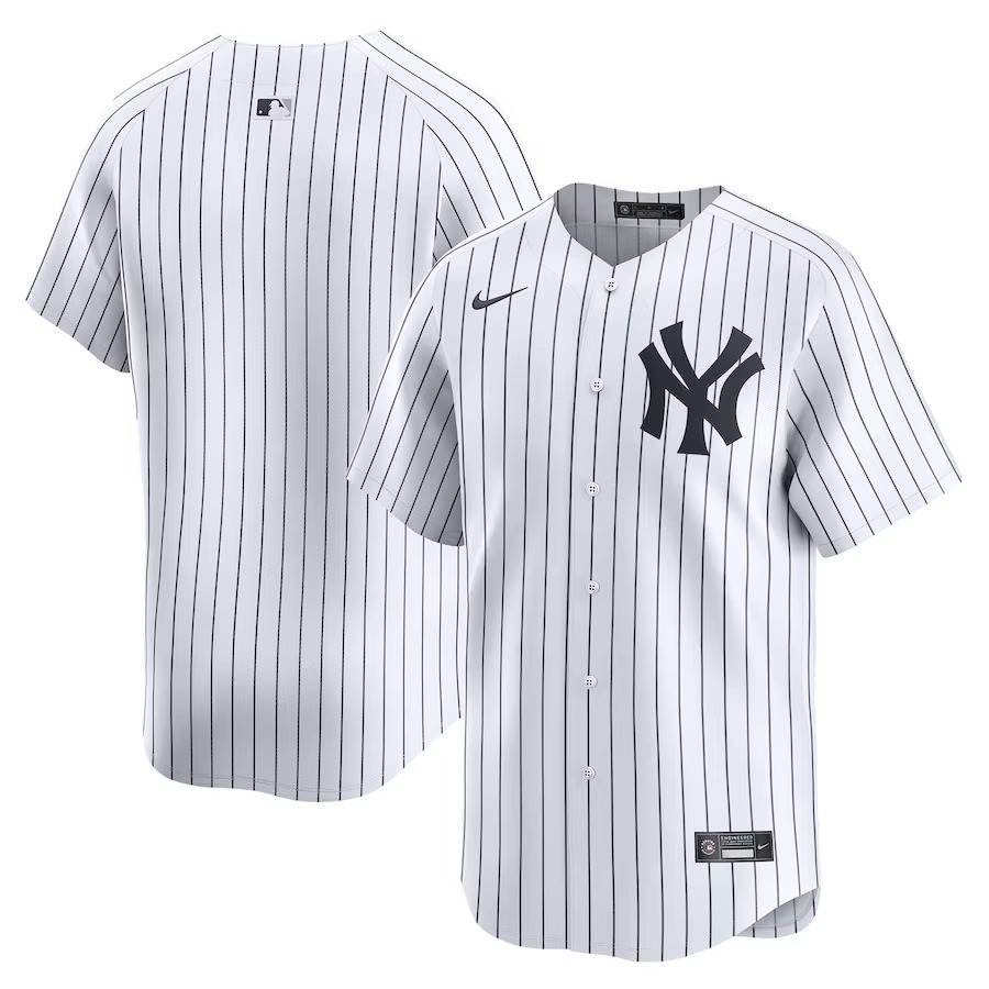 Men's New York Yankees Nike White Home Limited Jersey - Ujersey