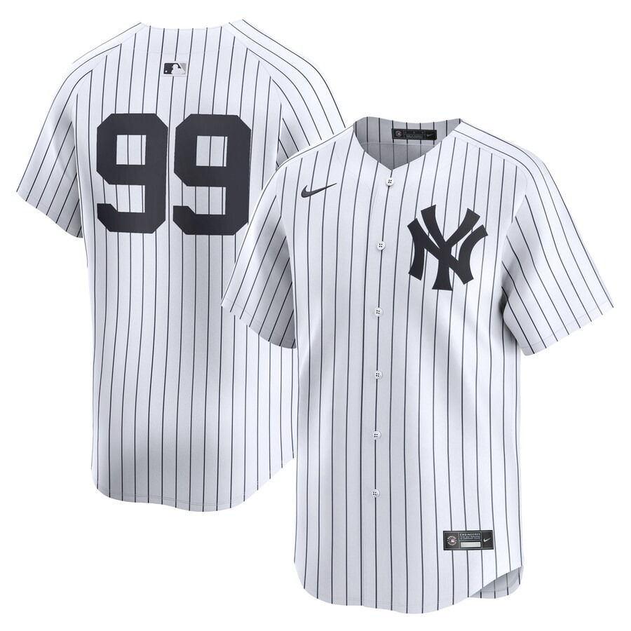 Men's New York Yankees Aaron Judge Nike White Home Limited Player Jersey - Ujersey