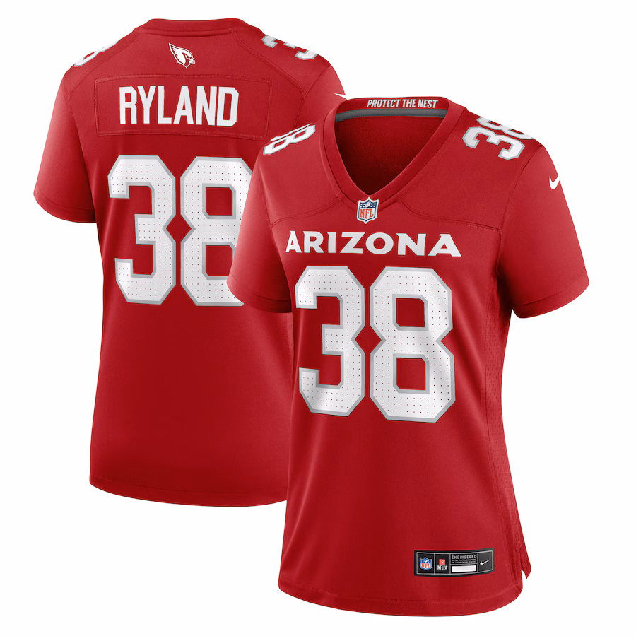 Women's Arizona Cardinals Chad Ryland Nike Cardinal Team Game Jersey - Ujersey