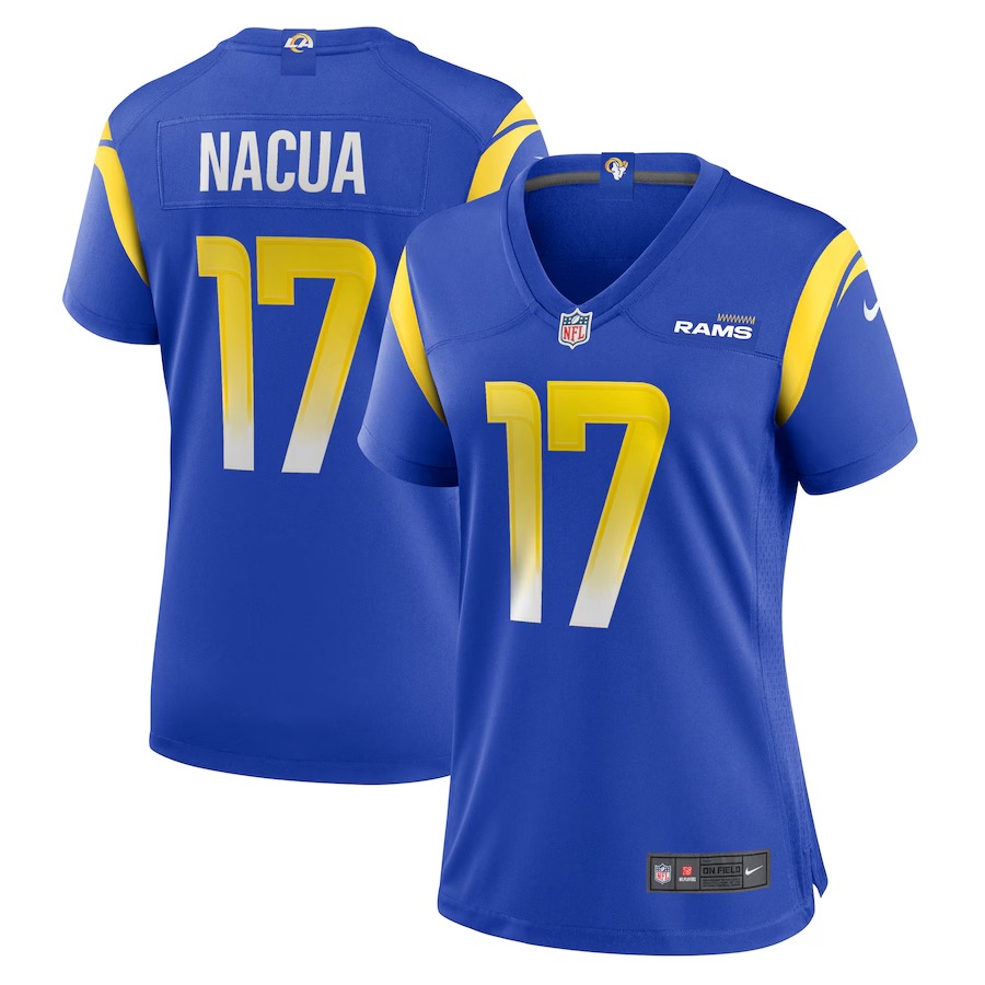 Women's Los Angeles Rams Puka Nacua Nike Royal Home Game Jersey - Ujersey