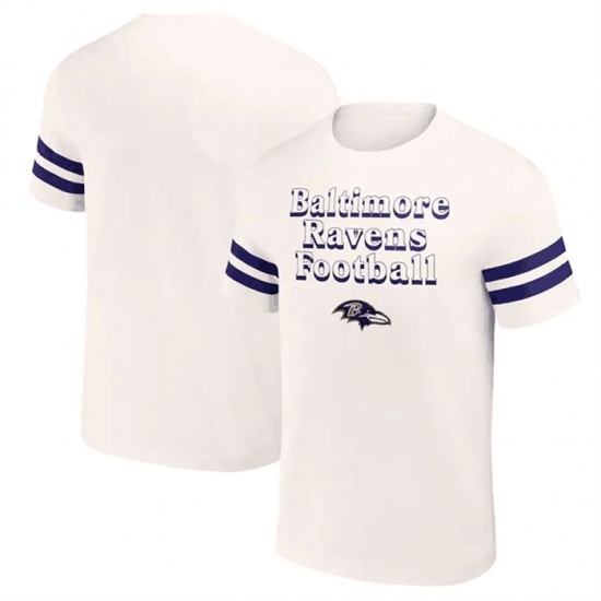 Men's Baltimore Ravens Cream X Darius Rucker Collection Vintage T Shirt - Ujersey