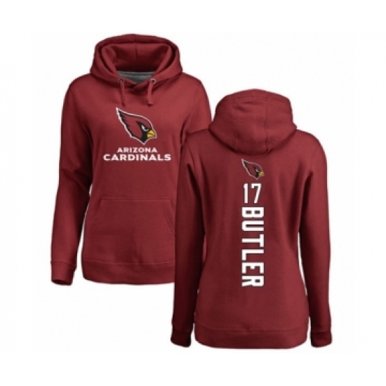 Football Women's Arizona Cardinals #17 Hakeem Butler Maroon Backer Pullover Hoodie - Ujersey