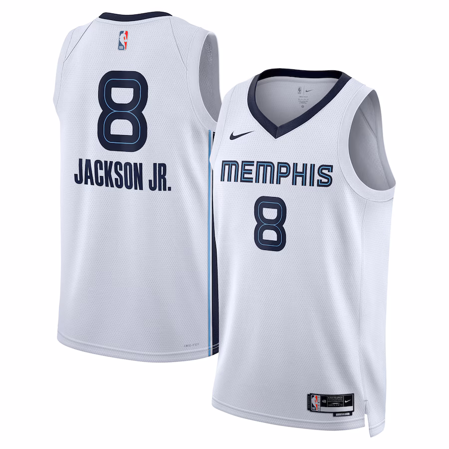 Unisex Memphis Grizzlies Jaren Jackson Jr. Nike White Swingman Jersey - Association Edition - Ujersey