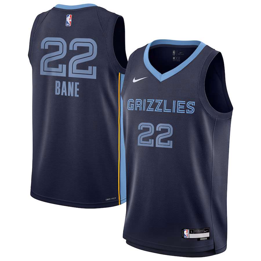 Youth Memphis Grizzlies Desmond Bane Nike Navy Swingman Jersey - Icon Edition - Ujersey