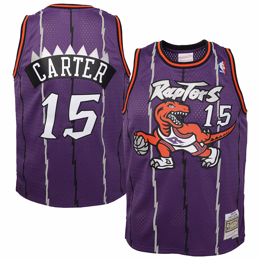 Toddler Toronto Raptors Vince Carter Purple 1998/99 Swingman Jersey - Ujersey