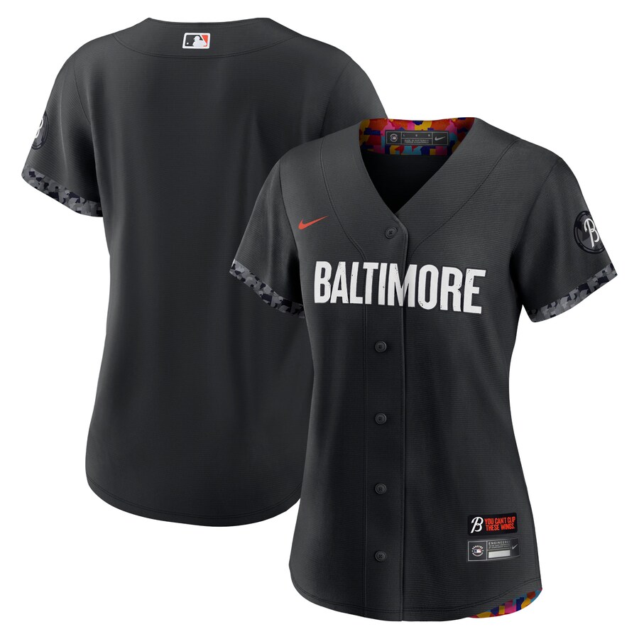 Women's Baltimore Orioles Nike Black City Connect Replica Jersey - Ujersey