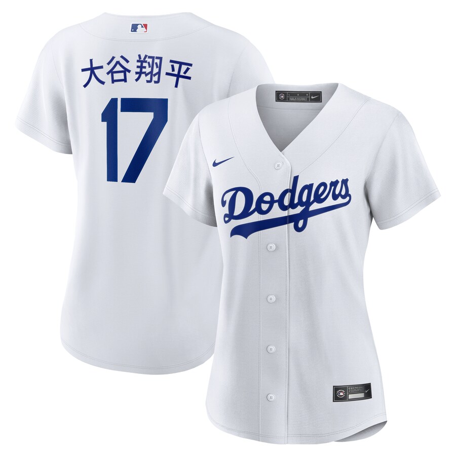Women's Los Angeles Dodgers Shohei Ohtani Nike White Home Replica Jersey - Ujersey