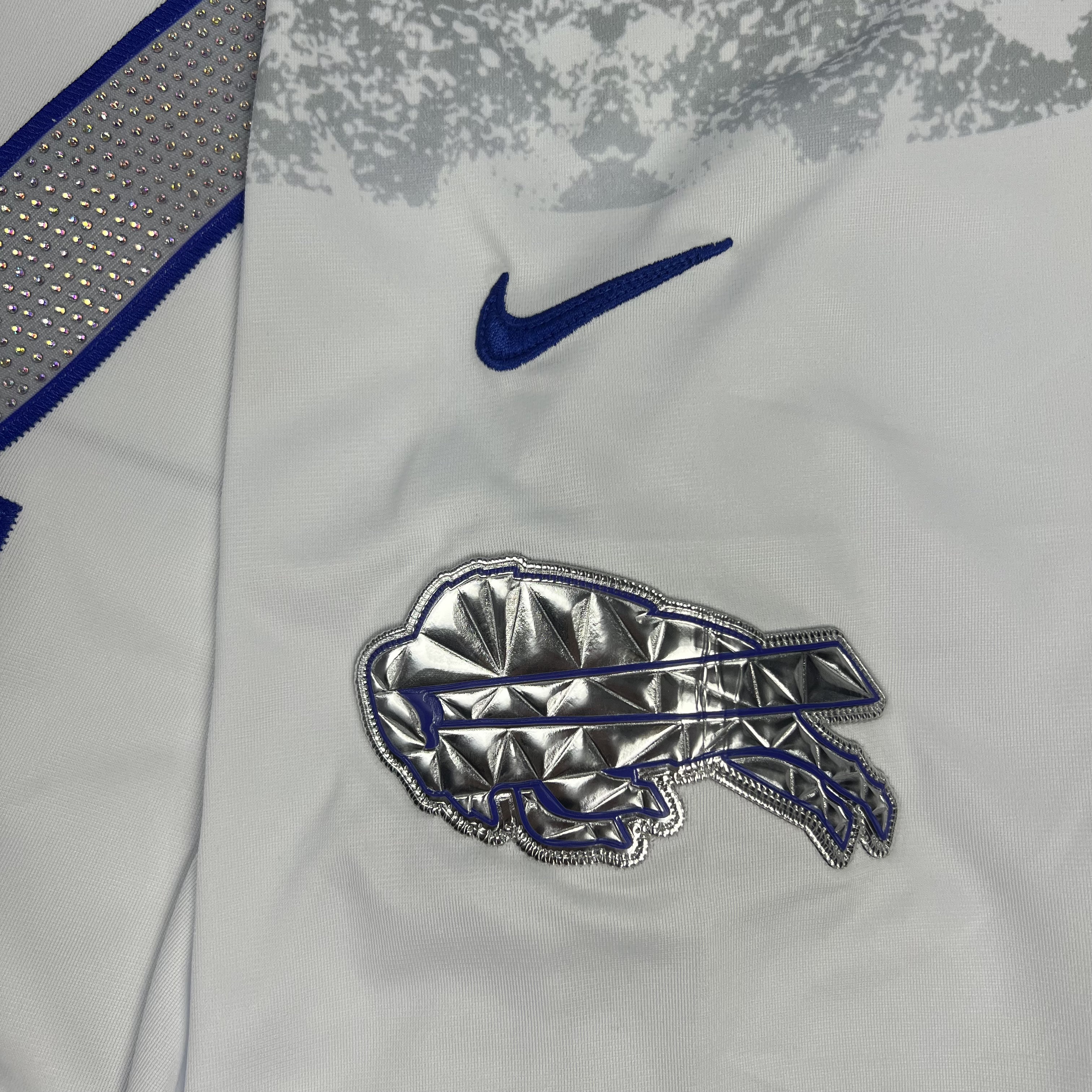 [Diamond-Studded Collector's Edition] Josh Allen Buffalo Bills 2025 Rivalries Collection Limited Jersey - White - Ujersey