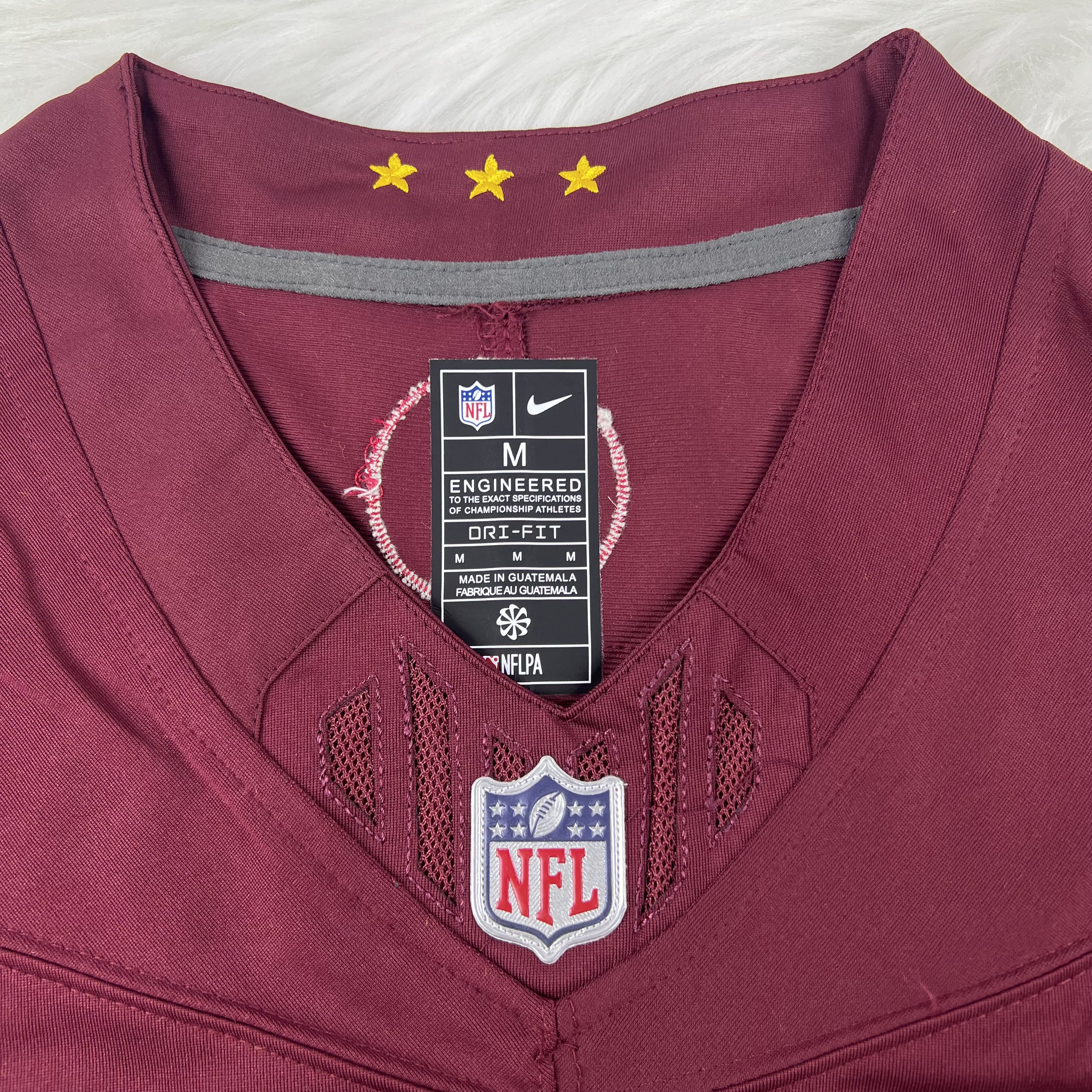 [Diamond-Studded Collector's Edition] Jayden Daniels Washington Commanders Nike Vapor F.U.S.E. Limited Jersey - Burgundy - Ujersey