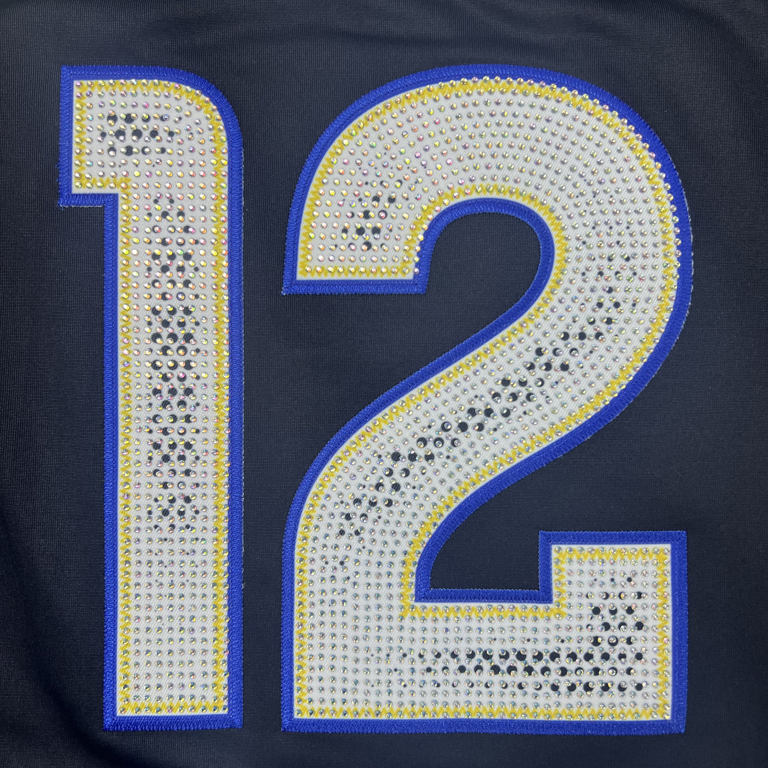 [Diamond-Studded Collector's Edition] Los Angeles Rams Puka Nacua Nike Midnight Blue 2025 Rivalries Collection Limited Jersey - Ujersey