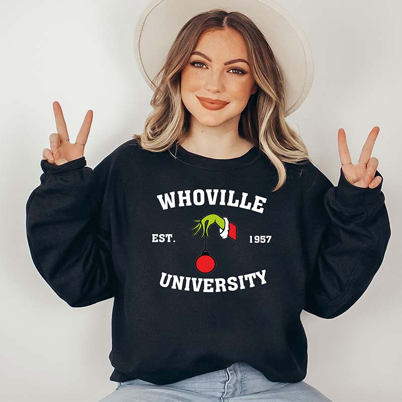 Christmas Whoville University Est 1957 Sweatshirt