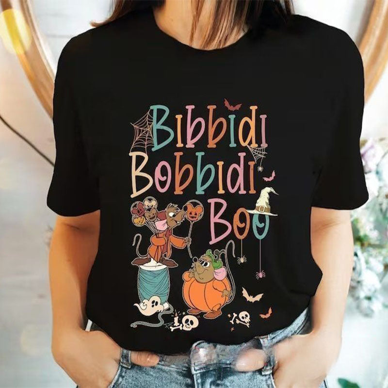 Retro Bibbidi Bobbidi Boo Halloween T-shirt