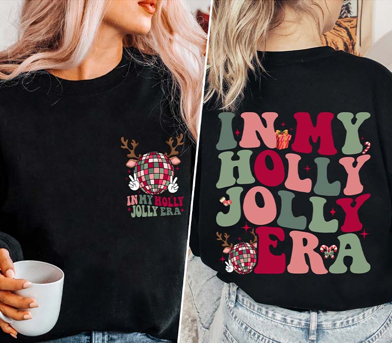 In My Holly Jolly Era Christmas Sweatshirt